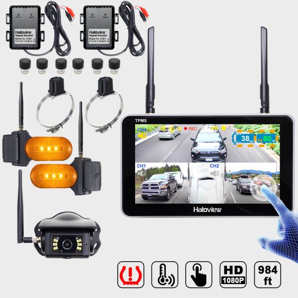 HaloView Byte Tango BT7 TPMS, ATS & Side Camera Kit